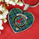 Armstrong Ancient Scottish Clan Tartan Necklace Heart - kittentee