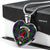 Armstrong Modern Scottish Clan Tartan Necklace Heart - kittentee