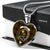 Buchan Modern Scottish Clan Tartan Necklace Heart