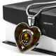 Buchan Modern Scottish Clan Tartan Necklace Heart