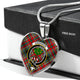Anderson Of Arbrake Scottish Clan Tartan Necklace Heart - kittentee