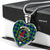 Armstrong Hunting Scottish Clan Tartan Necklace Heart - kittentee
