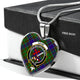 Adam Scottish Clan Tartan Necklace Heart - kittentee
