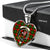 Byres Modern Scottish Clan Tartan Necklace Heart
