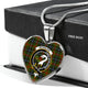 Brisbane Scottish Clan Tartan Necklace Heart
