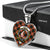 Ainslie Scottish Clan Tartan Necklace Heart - kittentee