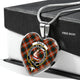 Ainslie Scottish Clan Tartan Necklace Heart - kittentee