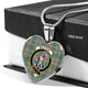 Balfour Scottish Clan Tartan Necklace Heart - kittentee