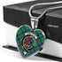 Armstrong Ancient Scottish Clan Tartan Necklace Heart