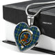 Baird Ancient Scottish Clan Tartan Necklace Heart - kittentee