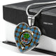 Anderson Scottish Clan Tartan Necklace Heart - kittentee