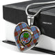 Anderson Modern Scottish Clan Tartan Necklace Heart - kittentee