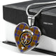 Balfour Modern Scottish Clan Tartan Necklace Heart - kittentee