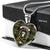 Buchanan Hunting Scottish Clan Tartan Necklace Heart