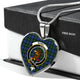 Baird Scottish Clan Tartan Necklace Heart - kittentee