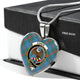 Agnew Ancient Clan Tartan Necklace Heart - kittentee