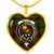 Buchan Modern Scottish Clan Tartan Necklace Heart
