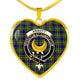 Arnott Scottish Clan Tartan Necklace Heart - kittentee