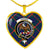 Agnew Modern Clan Tartan Necklace Heart - kittentee