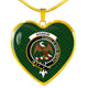 Agnew Hunting Clan Tartan Heart Bangle - kittentee