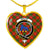 Bruce Scottish Clan Tartan Necklace Heart