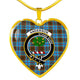 Anderson Scottish Clan Tartan Necklace Heart - kittentee