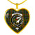Brisbane Scottish Clan Tartan Necklace Heart