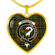 Brisbane Scottish Clan Tartan Necklace Heart