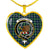 Bannatyne Scottish Clan Tartan Necklace Heart - kittentee