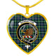 Bannatyne Scottish Clan Tartan Necklace Heart - kittentee