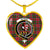 Byres Scottish Clan Tartan Necklace Heart