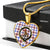 Boswell Modern Scottish Clan Tartan Necklace Heart