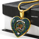 Bannatyne Scottish Clan Tartan Necklace Heart - kittentee