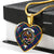 Agnew Modern Clan Tartan Necklace Heart - kittentee