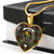 Buchan Ancient Scottish Clan Tartan Necklace Heart