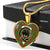 Baxter Modern Scottish Clan Tartan Necklace Heart - kittentee