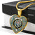 Balfour Scottish Clan Tartan Necklace Heart - kittentee