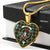 Brodie Scottish Clan Tartan Necklace Heart