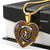 Balfour Modern Scottish Clan Tartan Necklace Heart - kittentee