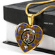 Balfour Modern Scottish Clan Tartan Necklace Heart - kittentee