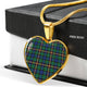Allison Scottish Clan Tartan Necklace Heart - kittentee