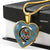 Agnew Ancient Clan Tartan Necklace Heart - kittentee