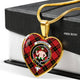 Aikenhead Scottish Clan Tartan Necklace Heart - kittentee