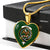 Agnew Hunting Clan Tartan Heart Bangle - kittentee
