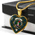 Aiton Scottish Clan Tartan Necklace Heart - kittentee