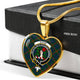 Aiton Scottish Clan Tartan Necklace Heart - kittentee