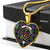 Blair Modern Scottish Clan Tartan Necklace Heart - kittentee