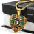 Buchanan Old Sett Scottish Clan Tartan Necklace Heart