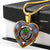Anderson Modern Scottish Clan Tartan Necklace Heart - kittentee
