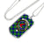 Armstrong Clan Tartan Military Tag Bangle - kittentee